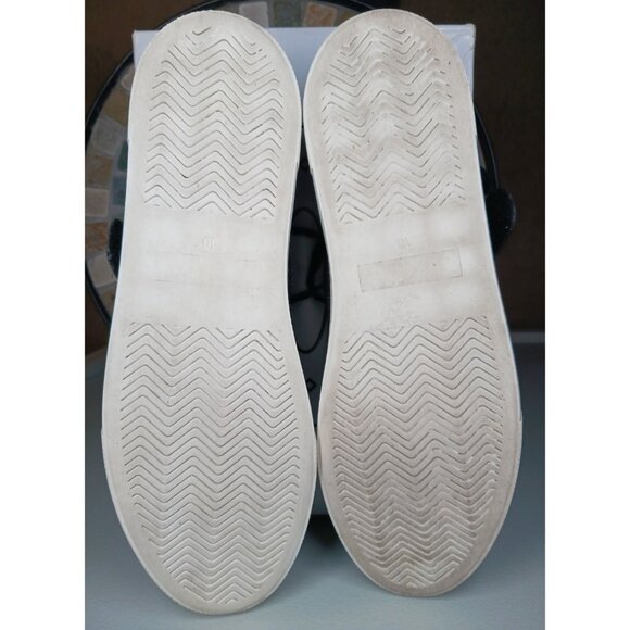 Steve Madden ARRI Black Glitter Sneakers Womens 10 Medium Platform Shoes - Picture 8 of 13